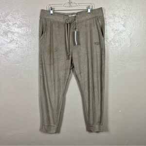 UGG Men Tan Super Soft Lightweight Pull On Jogger Loungewear Sweatpants Size‎ XL